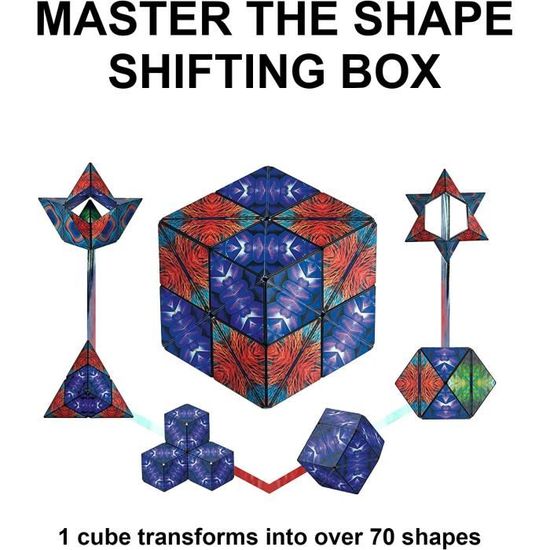 SHASHIBO Cube Anti Stress – Infinity Cube Primé et Breveté avec 36 Aimants  aux Terres Rares – Cube Infini 3D Extraordinaire – Se214 - Cdiscount Jeux -  Jouets