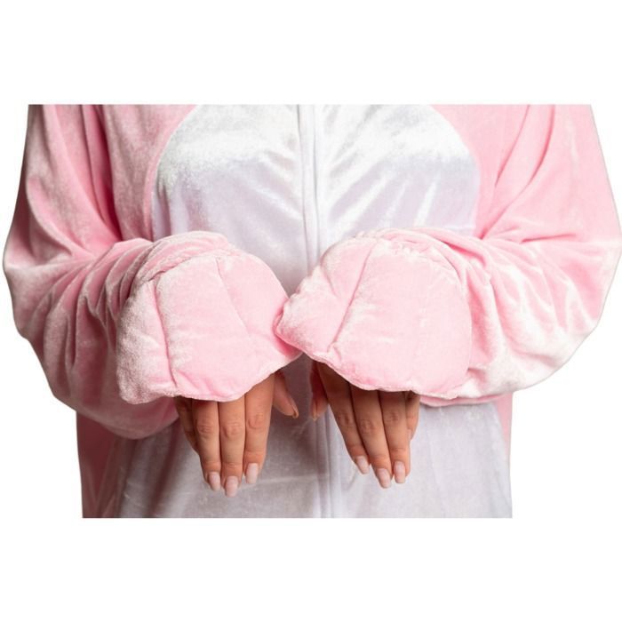 Déguisement De Lapin De Pâques Adulte – Combinaison, Gants, Tête Et Queue Toute Ronde !