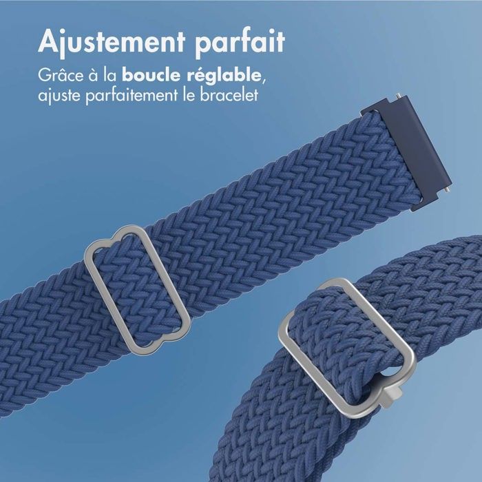 Bracelet Nylon Pour Polar Ignite/Unite/Pacer - Strap-it - Fermeture Velcro - Confortable