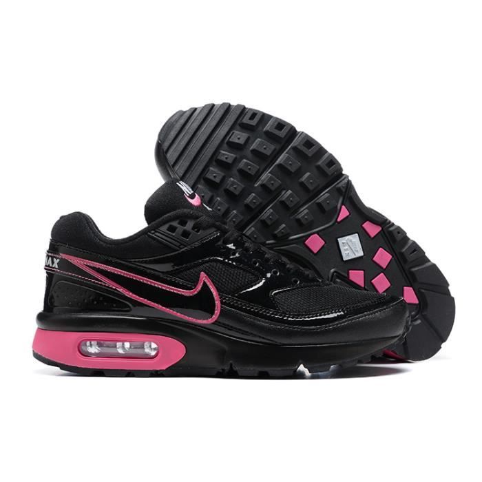 Nike Air Max BW Baskets Homme Et Femme Noir rose Cdiscount