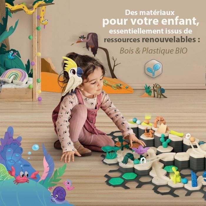Ravensburger GraviTrax Junior Extension Multi Routes - Circuit à Billes Extensible Pour Enfants Dès 3 Ans, Piste à Billes En Matières Renouvelables Avec Mondes Thématiques