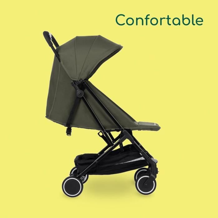 BEBECONFORT SOKO Poussette canne ultra compacte, légère, dès la naissance,  jusqu'à 15 kg (3-4 ans environ), Mineral green - Cdiscount Puériculture &  Eveil bébé