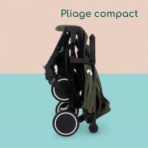 Poussette Canne Okto 2025 - Noir - De La Naissance à 4 Ans (22kg) - Compacte Et Légère (6.9kg)