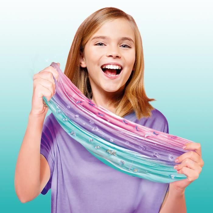 Coffret DIY Slime Shaker – Crée Et Décore 3 Slimes – Sans Parfum – Couleurs Rose/bleu/violet – Dès 6 Ans – Figurines Surprises Incluses