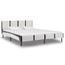Cadre De Lit Lit Simple Structure De Lit 180 X 200 Cm Blanc Et