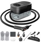 LANTHOUR Nettoyeur Vapeur à Main Portable, Nettoyeur Vapeur Noir 2500W 1600ml pour Cuisine/Maison/Auto/Tissus/Salle de Bain