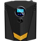 MTEVOTX Gonfleur de Pneu de Voiture numérique- Compresseur d'air de Voiture-Pompe à air électrique Automatique 12 V Et lumière LED, Jaune