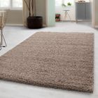 Carpetsale24 Tapis de Salon Shaggy Uni Tapis Beige 120x170 cm Chambre Tapis Poil Long Moelleux et Doux