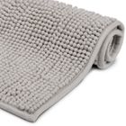 BEAUTISSU HOME STYLE Beautissu Tapis de Bain BeauMare WR - Antidérapant Absorbant 120x70 cm - Moelleux Doux - Gris Clair - Douche WC Toilettes bain