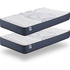 NATURALEX Pack de 2 matelas Perfect Sleep 70x190 cm - Soutien Blue Latex - Mousse à mémoire de forme HR - 7 Zones de Confort - epaisseur 14