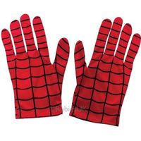 Gants Spiderman pour enfant - Rouge - Tissu - Poignet longueur