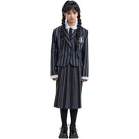Déguisement Mercredi Addams uniforme - Licence Netflix Wednesday - Fille - Noir