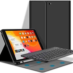 Coque Clavier pour Nouvel iPad 10eme 2022 Version,Étui et Porte-Crayon pour  iPad 10.9 2022 Amovible Bluetooth Français Sans Fil avec Coque Réveillez