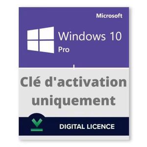 SYST EXPLOIT À TÉLÉCHARGER Windows 10 Pro Professionnel Licence Clé OEM