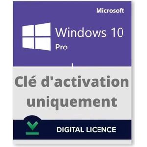 SYST EXPLOIT À TÉLÉCHARGER Windows 10 Pro Professionnel Licence Clé OEM