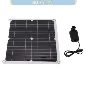 Pompe à Eau Solaire 50W – Kit Complet Avec Batterie De Secours Et Contrôleur Pour Étang, Jardin, Fontaine