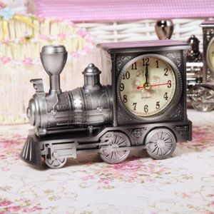RÉVEIL ENFANT Réveil,ANNEFLY train miniature ornement d'horloge 