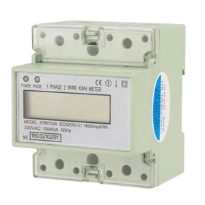 JUNESUN Compteur num/érique DC LED 4 Digit 0-9999 Compteur /à Panneau Compteur//Compteur Moins avec c/âble