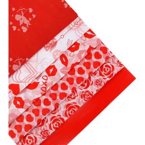 PAPIER CADEAU Papier d'emballage cadeau - 30 feuilles - Argenté - 50x50cm - Saint-Valentin