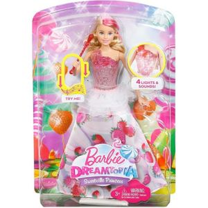 POUPÉE Poupée Barbie Dreamtopia Princesse Bonbons Sons et
