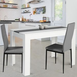 Petite table de cuisine 90x45 100x45 et 100x50 extensible et moderne Flavia
