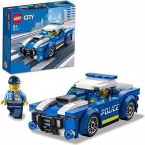 ASSEMBLAGE CONSTRUCTION LEGO® 60312 City La Voiture de Police, Jouet pour Enfants dès 5 ans avec Minifigure Officier, Idée de Cadeau, Série Aventures