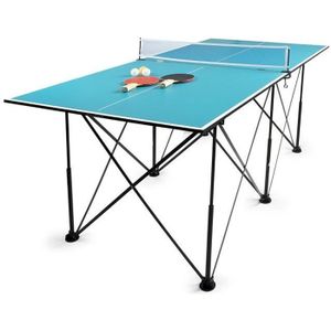 KIT TENNIS DE TABLE Leomark Table de ping-Pong Pliable Portable 