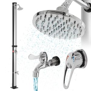 EMKE Colonne de douche thermostatique 38℃, douche de pluie carrée EMKE Colonne de douche thermostatique 38℃, douche de pluie carrée