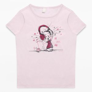 reebok t shirt enfant rose