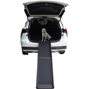 RAMPE POUR CHARGEMENT Llctools Rampe de voiture pour chien - Rampe de coffre pour animaux de compagnie - Antidérapante. 156 x 40 x 8 cm.25