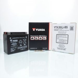 BATTERIE VÉHICULE Batterie Yuasa pour Auto YTX20HL-BS / 12V 18Ah Neuf 88973-182N