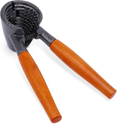 Casse-noix Fackelmann 48254 En Bois Et Zinc - Longueur 17 Cm - Casse La Coque Sans écraser La Noix