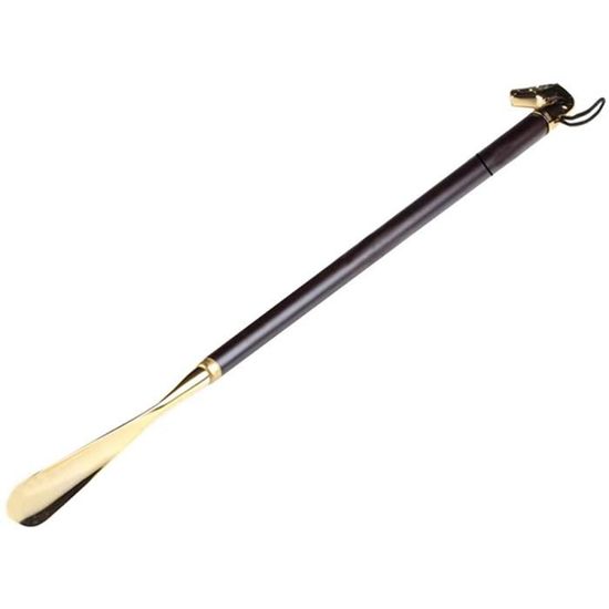 Chausse-Pied Laiton Poli Article Chaussant Cordonnier Modèle Fer De