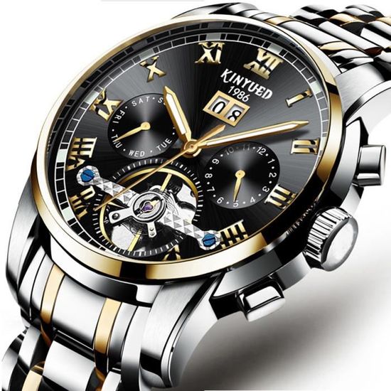 Montres Hommes Suisse authentique Haut de gamme Tourbillon