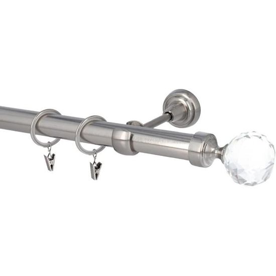 HDTL 25/19mm Kit de tringle a rideau Metal Fixation au Plafond Laiton Antique 420 cm Zoya HDTL 25/19mm Kit de tringle a rideau Metal Fixation au Plafond Laiton Antique 420 cm Zoya