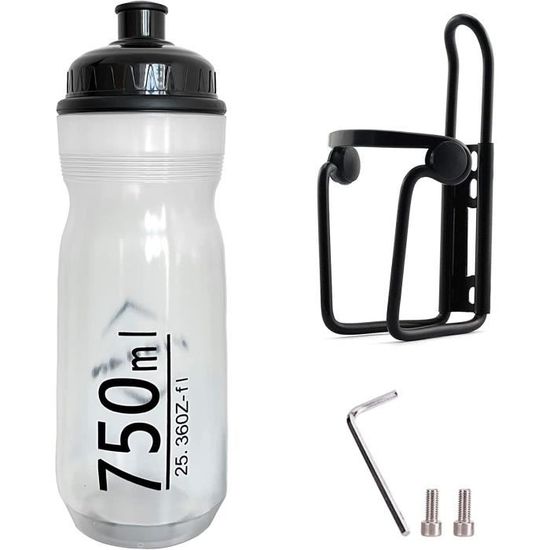 Porte-Bidon Vélo Rotatif 360° - Universel Pour Guidon Ou Cadre - Pince Rapide Sans Outil