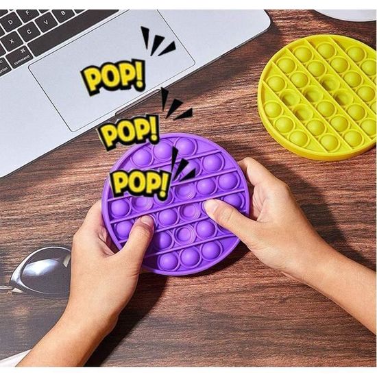 4 Popits Sensoriels Arc-en-Ciel : Anti-Stress Magique Pour Enfants Et Adultes | Jouet Fidget Silicone Fidget Toy Pas Cher