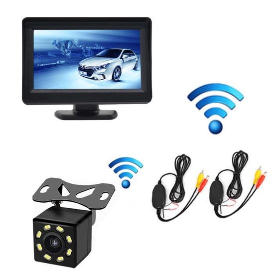 Caméra De Recul 12V Avec LED Infrarouges - Étanche IP68 - Angle 170° - Pour Voiture Camion