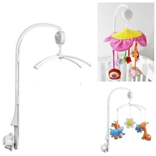 4pcs Mobile Support Accroche De Jouets Bebe Lit Wind Up Musical Boite Les Jouets Ne Sont Pas Inclus Cdiscount Puericulture Eveil Bebe
