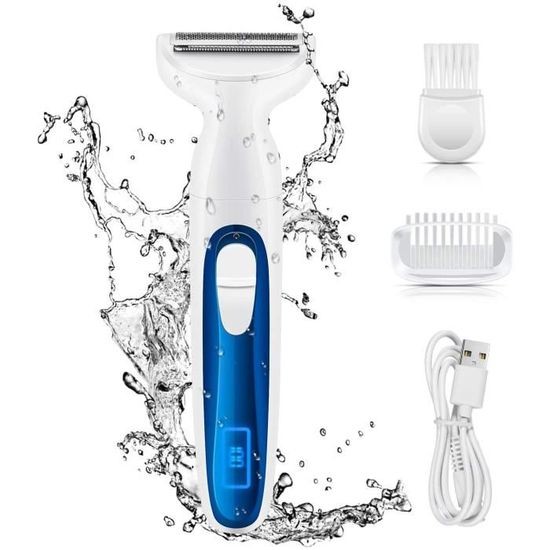 Rasoir électrique pour femme rasoir électrique étanche pour femmes rasoir rechargeable humide et sec pour les jambes