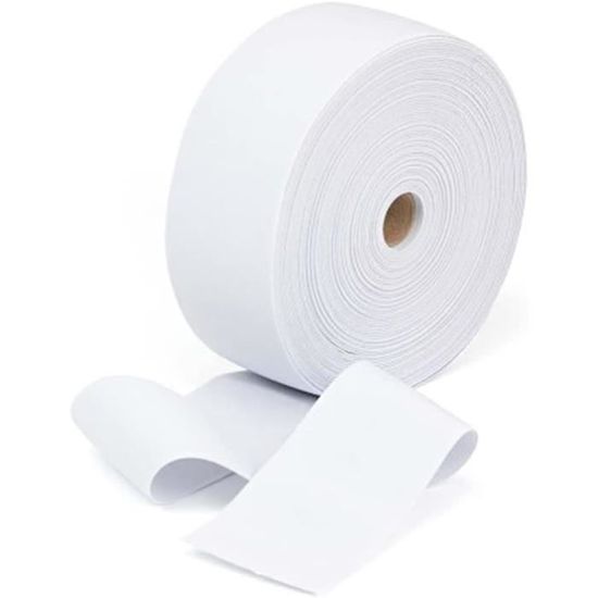 BOKFJBP Bande élastique de 11 mm de large pour couture - 50 mètres de bandes élastiques blanches pour couture, tissu, pour la maison, DIY, fournitures artisanales, pantalon - Ne se déforme pas BOKFJBP Bande élastique de 11 mm de large pour couture - 50 mètres de bandes élastiques blanches pour couture, tissu, pour la maison, DIY, fournitures artisanales, pantalon - Ne se déforme pas