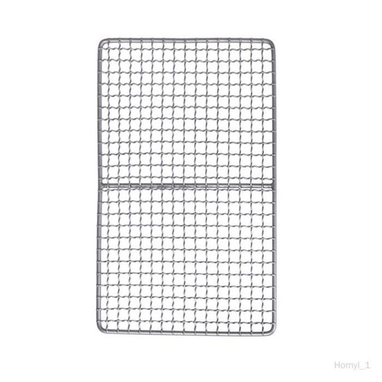 Grille De Barbecue En Acier Inoxydable 60x40 Cm - Avec Cadre - Pour Barbecue Coréen, Camping, Pique-nique - 6