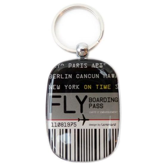 Porte-clés Original En Forme D'avion – En Métal Chromé, 30g, Personnalisable Avec Prénom - 5