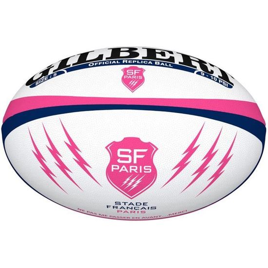 GILBERT Ballon de rugby Replica Stade Français T5