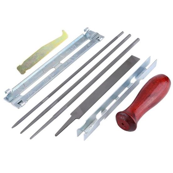 Kit D'affûtage Makita 4,5 Mm – Pour Chaîne De Tronçonneuse, Pochette Enroulable
