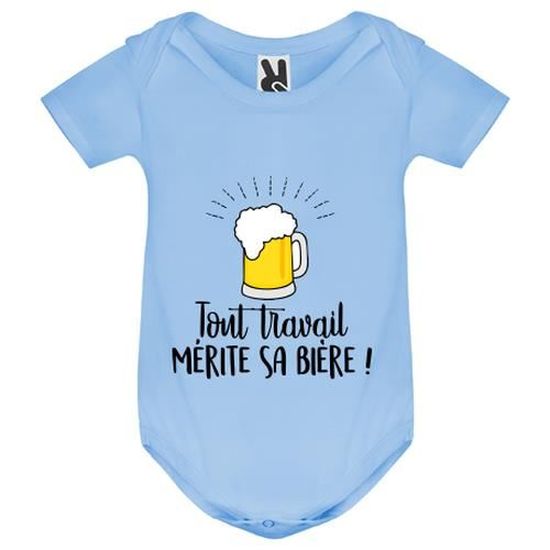 Sweat à Capuche Tout Travail Mérite Sa Bière - Design Drôle Et Confortable