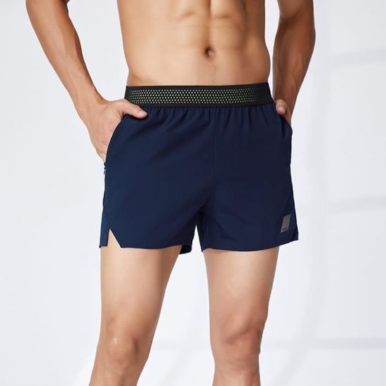 Short course oversize beige bande élastique épaisse sur la taille
