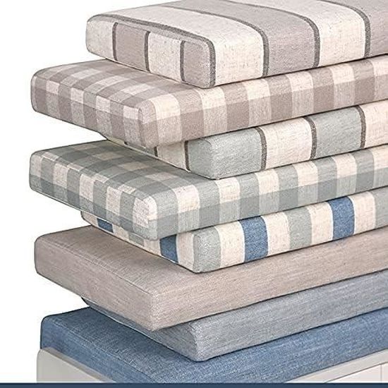 Coussin De Banc Zoomlie - Épaisseur 3/5cm - Antidérapant - Personnalisable - Pour Jardin/Intérieur
