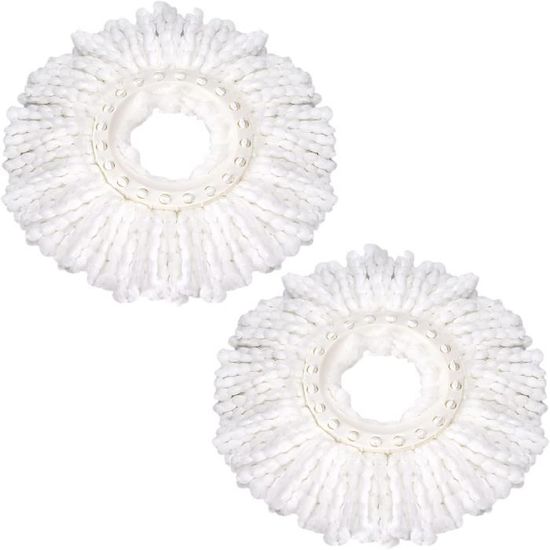 Housse De Rechange Pour Balai à Franges – Microfibre Absorbante Et Lavable – Nettoyage Parfait Des Sols