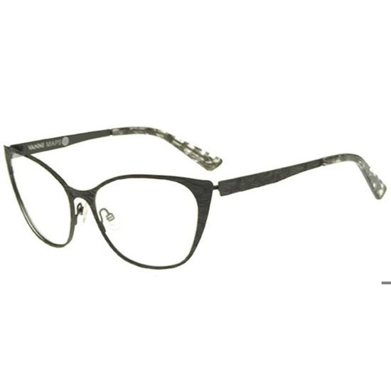 Lunettes de Vue VANNI MAPS V1168 MATTE BLACK Femme Verres standards Anti reflets Monture en metal